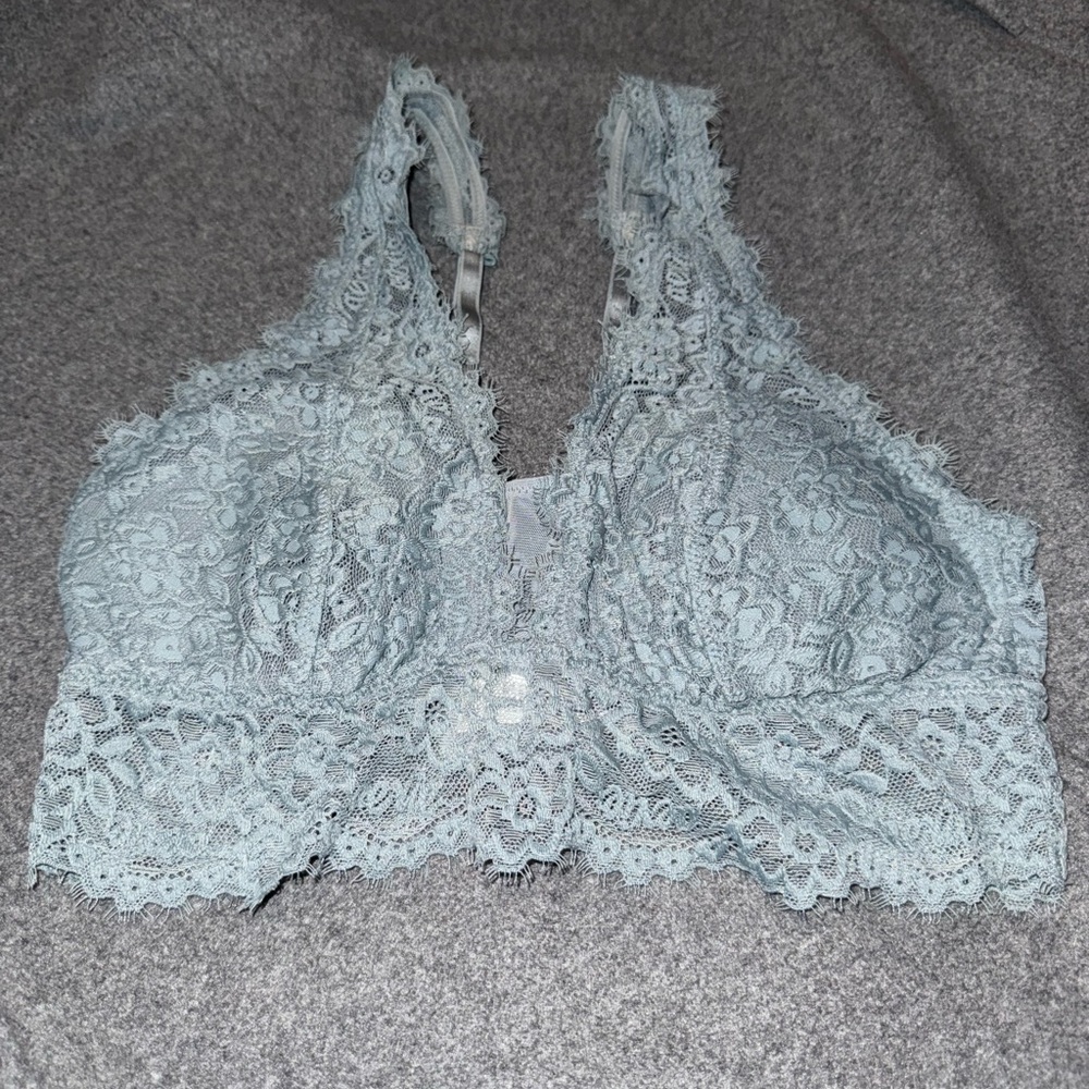 Aerie Blue Lace Racerback Bralette